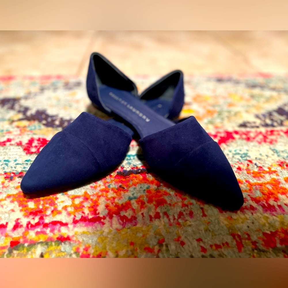 Chinese Laundry Blue suede flats
